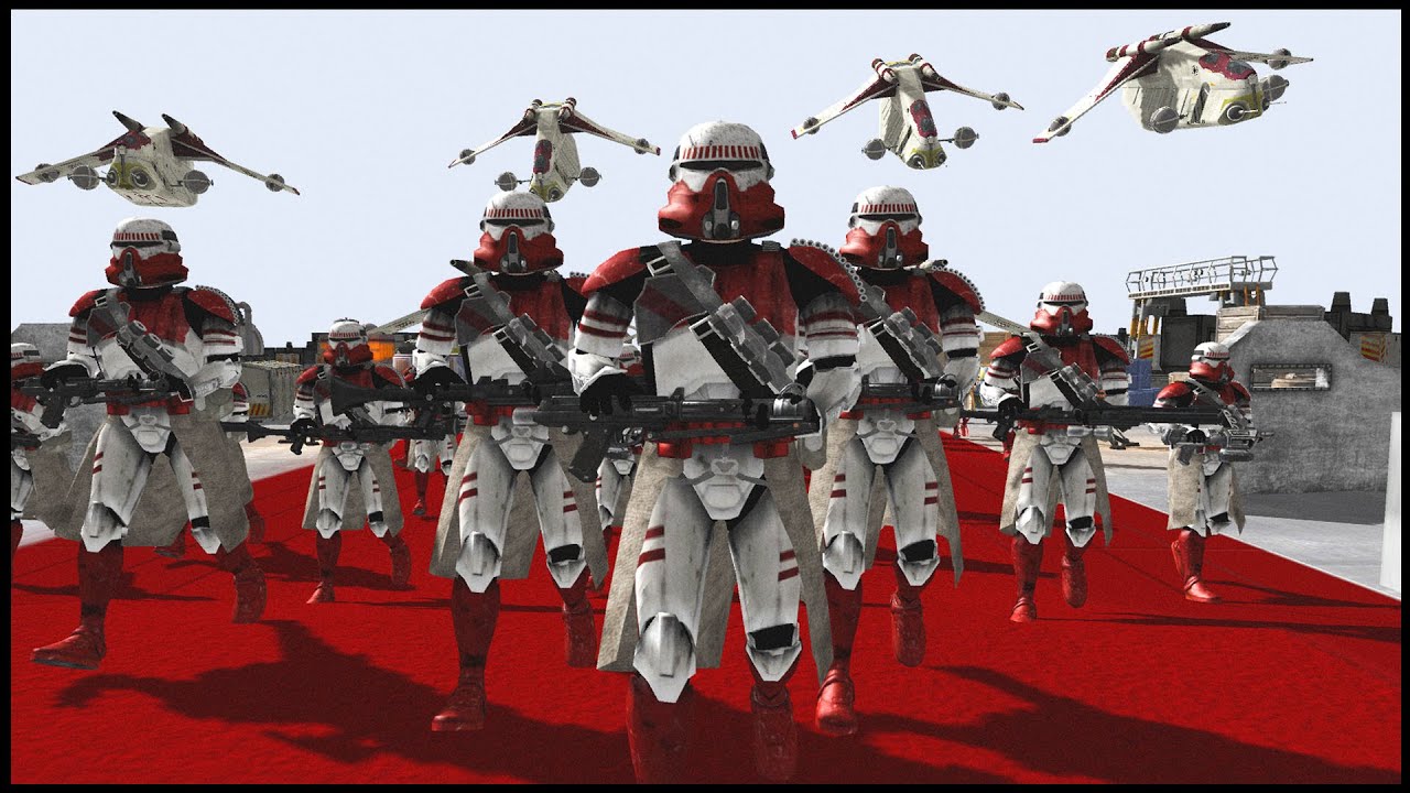 ORDER 66 on the Senate Chambers! - Men of War: Star Wars Mod Battle Simulator