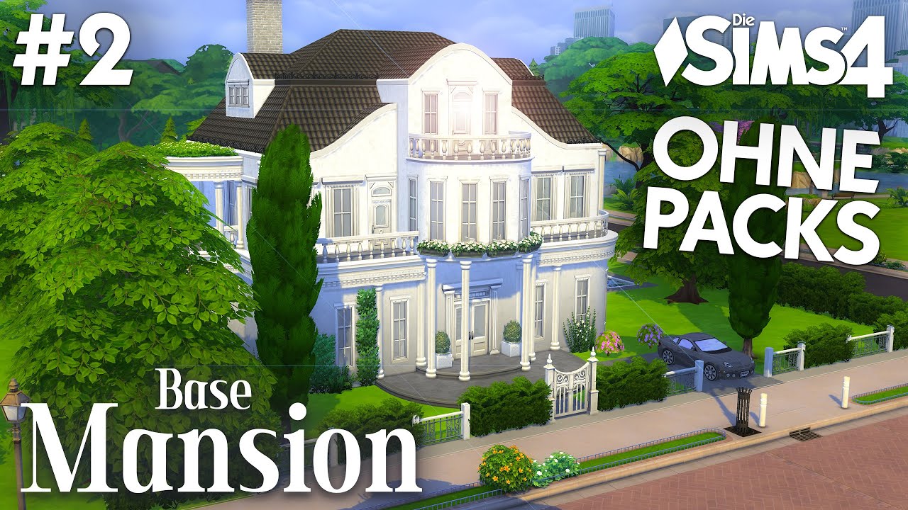 Die Sims 4 Haus bauen ohne Packs | Base Mansion #2: Grundriss (deutsch)