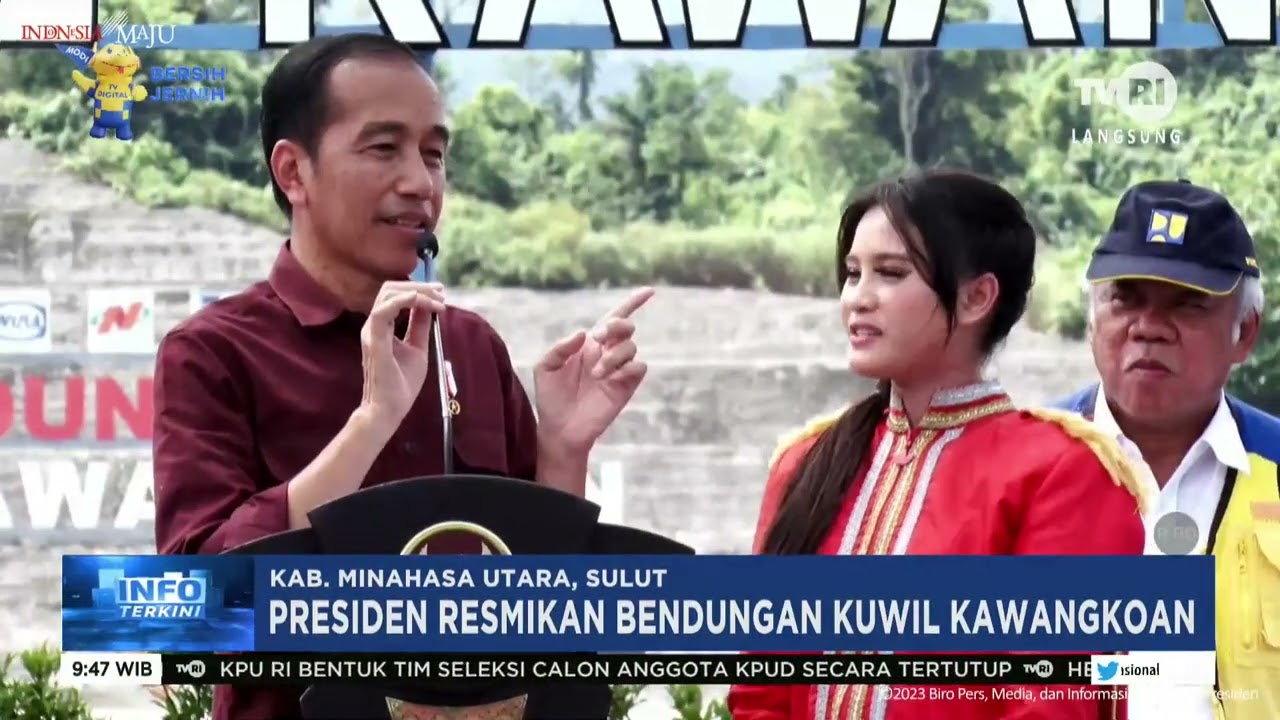 Siaran TVRI Nasional I Peresmian Bendungan Kuwil Kawangkoan