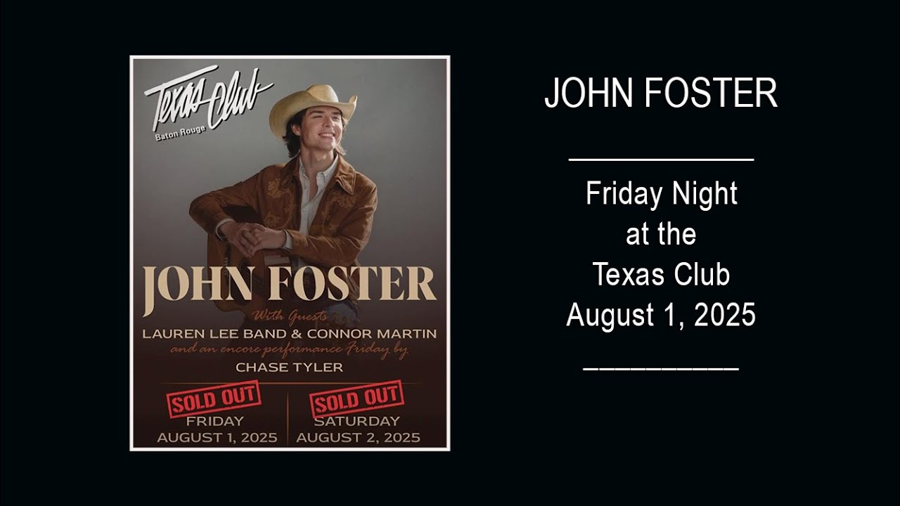 John Foster – Friday Night at the Texas Club