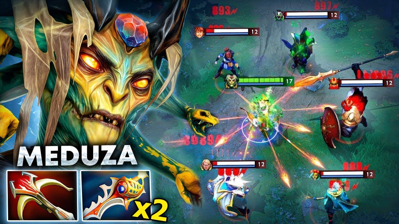 32Kills Medusa Comeback🔥🔥🔥x2 Divine Rapiers + Daedalus Insane Damage | Dota