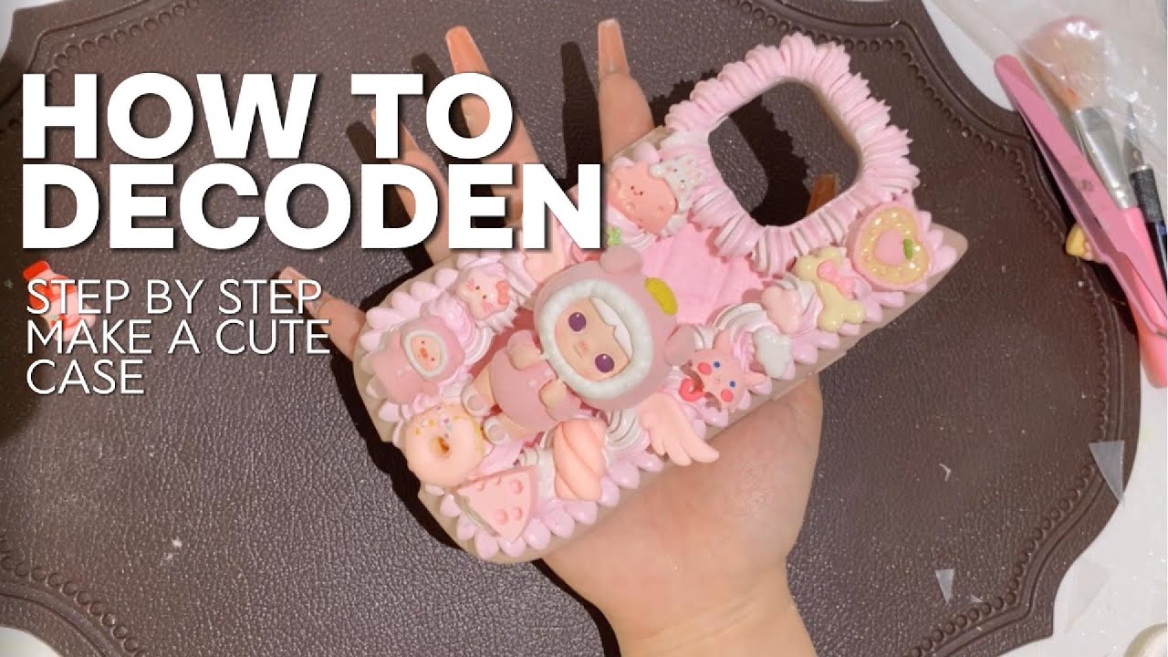 DIY Whipped Cream Resin Phone Case | Complete Step-by-Step Tutorial for Beginners | Decoden