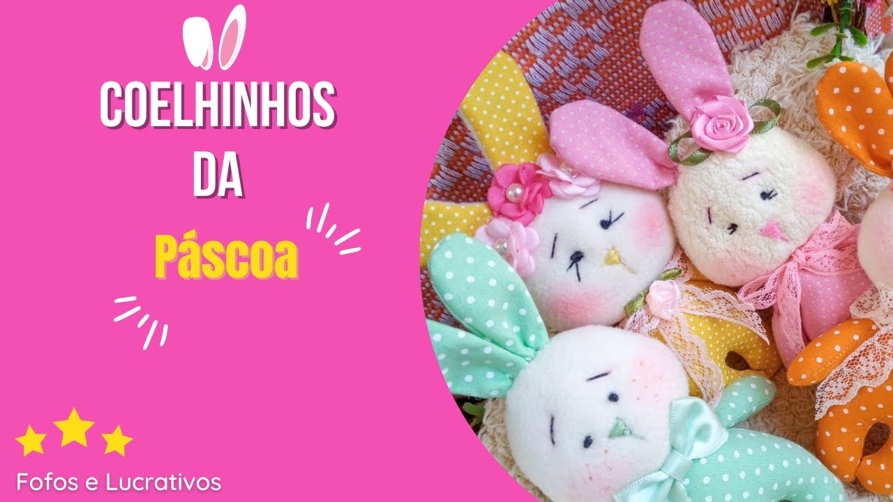APRENDA A FAZER COELHINHOS DA PÁSCOA (PASSO A PASSO FÁCIL)