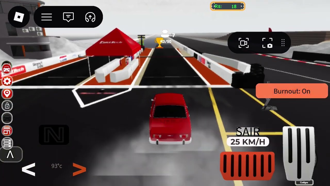 Drag brazil. Racing and crashing