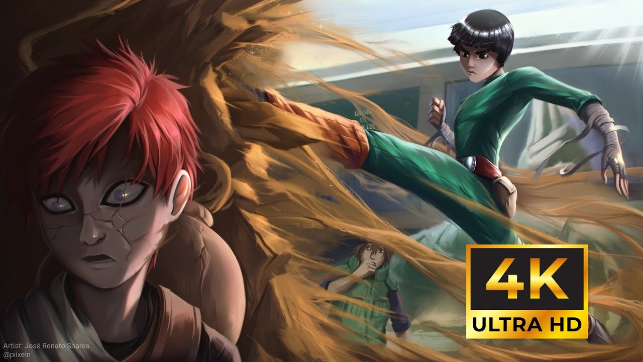 Rock Lee VS Gaara - The Emptiness Machine - [Linkin Park]