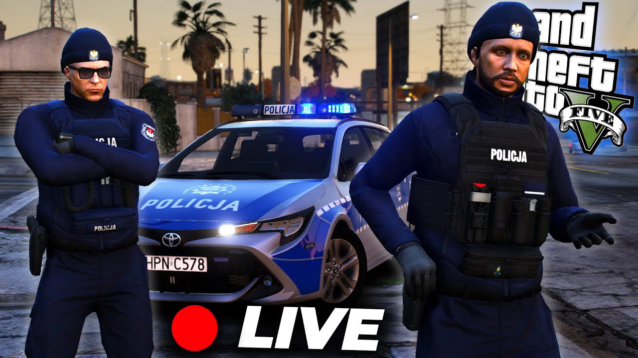 ⭐️Zapis LIVE⭐️Polska Policja - ZIMOWY PATROL😲 | PEV MP