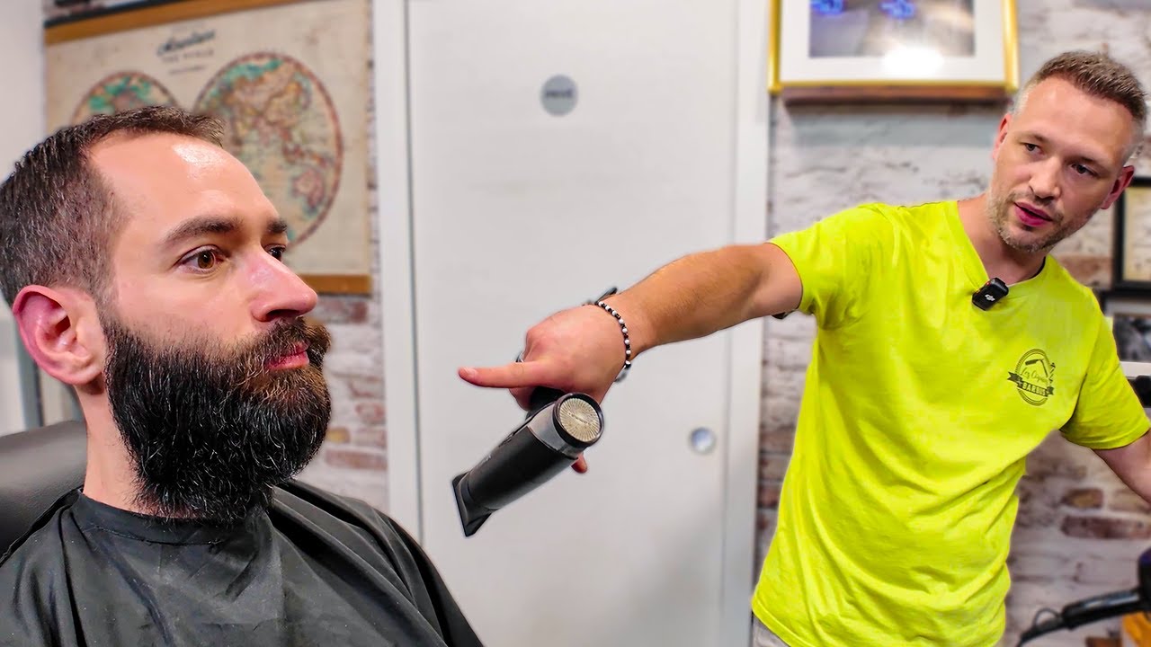 💈French Master Barber Transforms Me [ASMR with FRENCH TALKING] – Nantes 🇫🇷