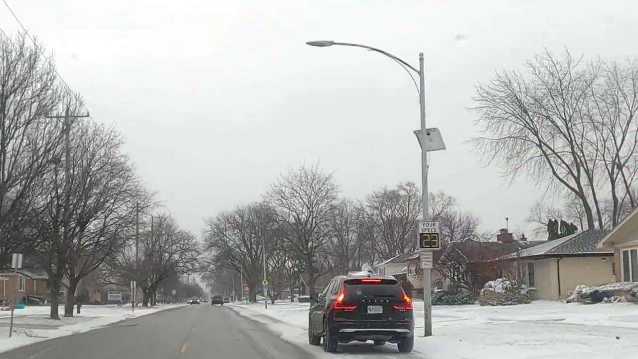 Chicago POV Drive - Cold Day Southwest Side Oaklawn #chicago #pov #driving #travel #explore #asmr