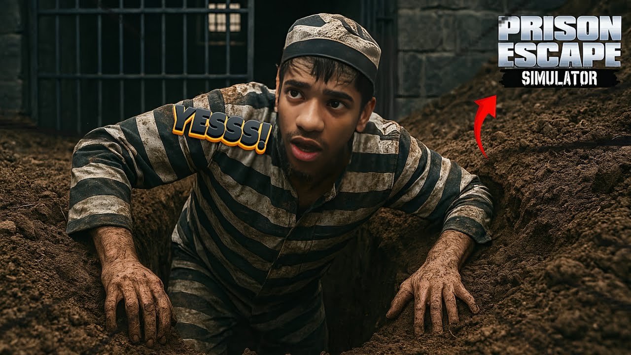 Can I Escape the Most Secure Prison?! 😱 | Prison Escape Simulator || Deeprex gmaing ||