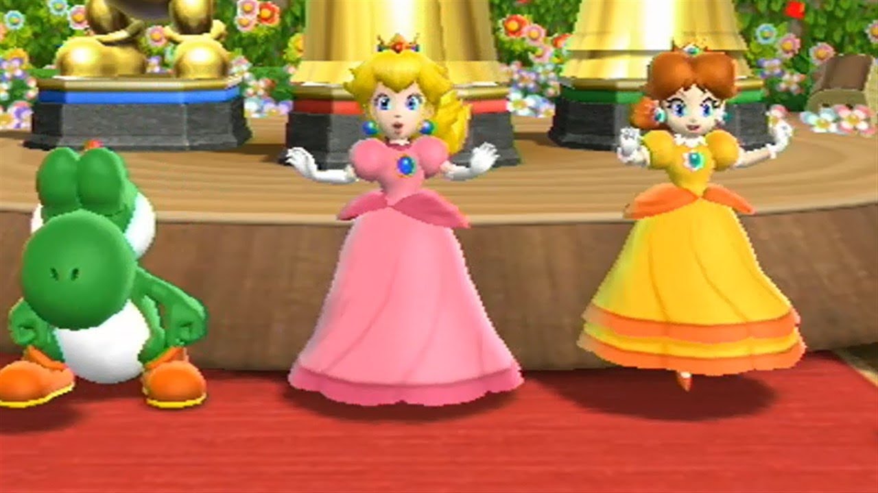 Mario Party 9◆Step It Up #206 (3 vs 1)Yoshi Peach Daisy vs Magikoopa