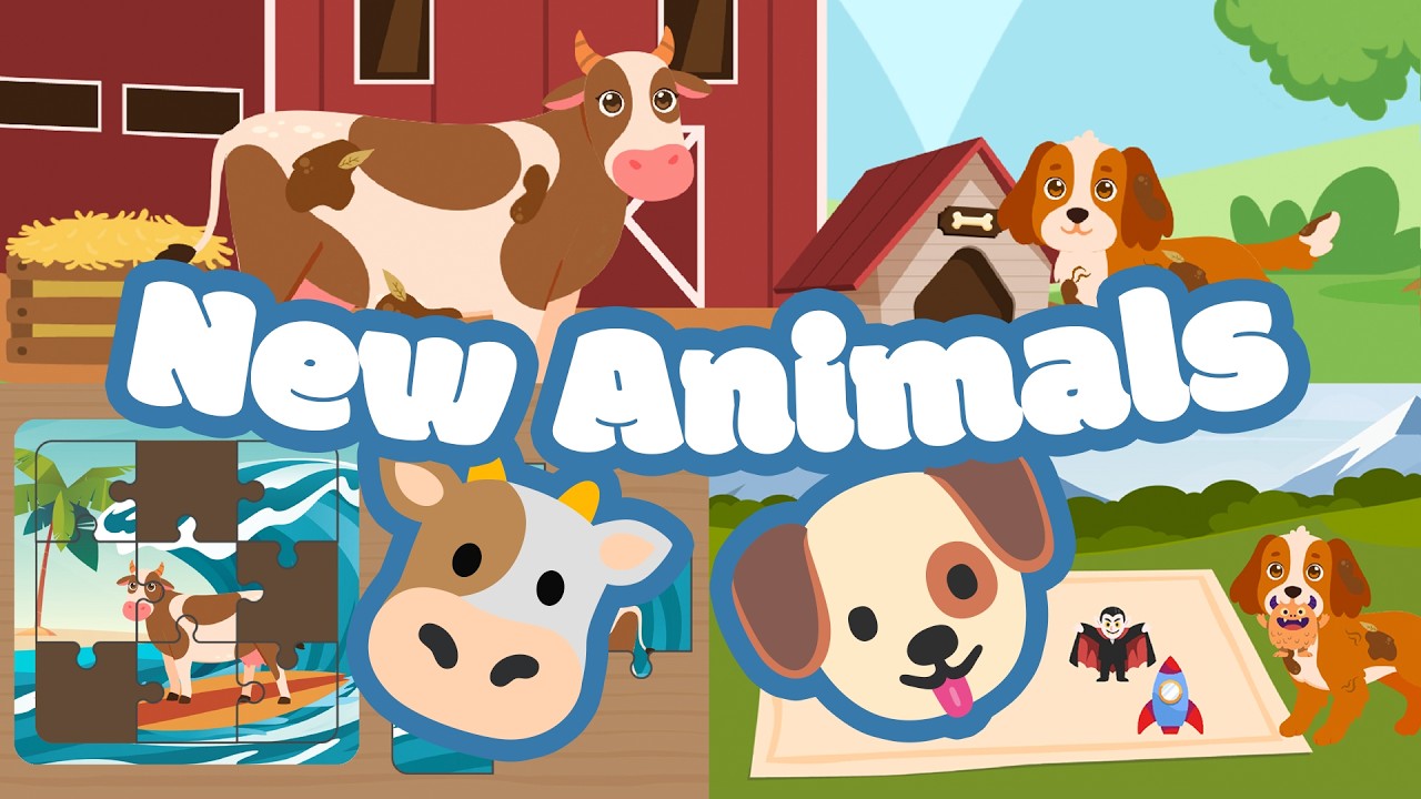 [Trailer] Cow 🐮 and Dog 🐶 are joining your little farm! - Petra (2-6 years)