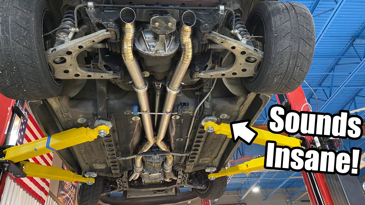 LS3 Miata Longtubes + Titanium Exhaust, Burnouts, 1-4 gear pulls, and idle! (It sounds INSANE)