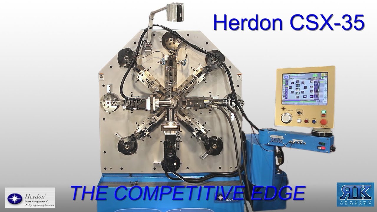 Herdon CSX-35 Spring & Wire Forming Machine - RK Trading Company - US Distributor