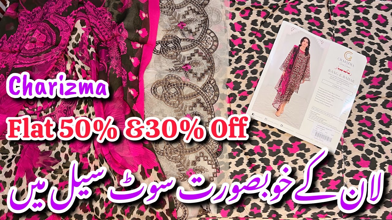 Charizma Flat 50% & Flat 30% Off Sale On Entire Summer Collection 2024||My Shopping Haul #charizma