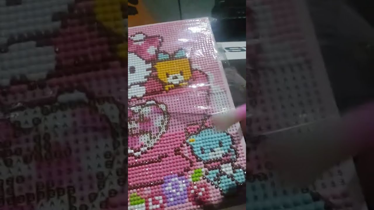diamond painting - hello kitty (part 2)