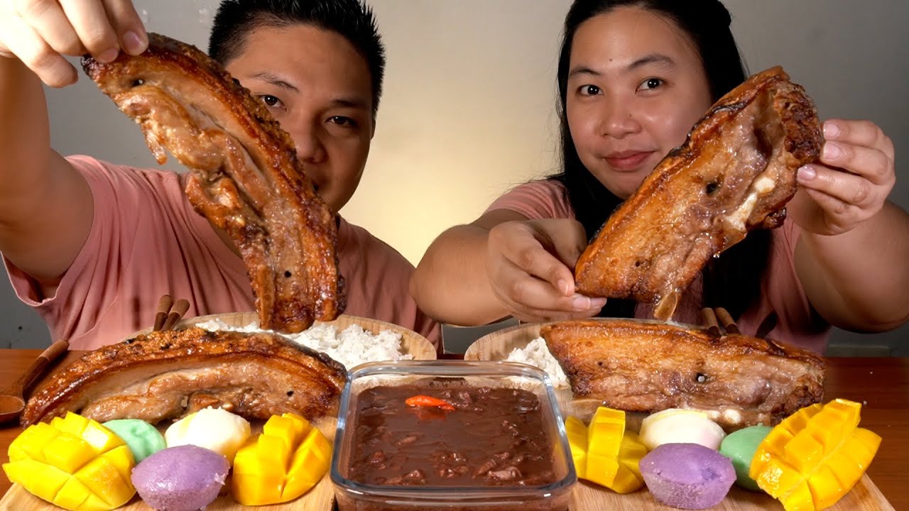 LIEMPO + PORK DINUGUAN + PUTO MUKBANG | BISAYA STUDIO MUKBANG