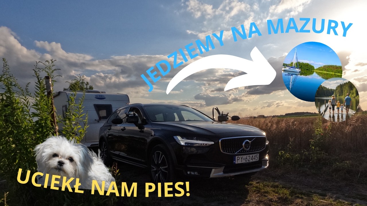 UTKNĘLIŚMY NA ŚRODKU JEZIORA!!! JEDZIEMY NA MAZURY❗🏕️🤽