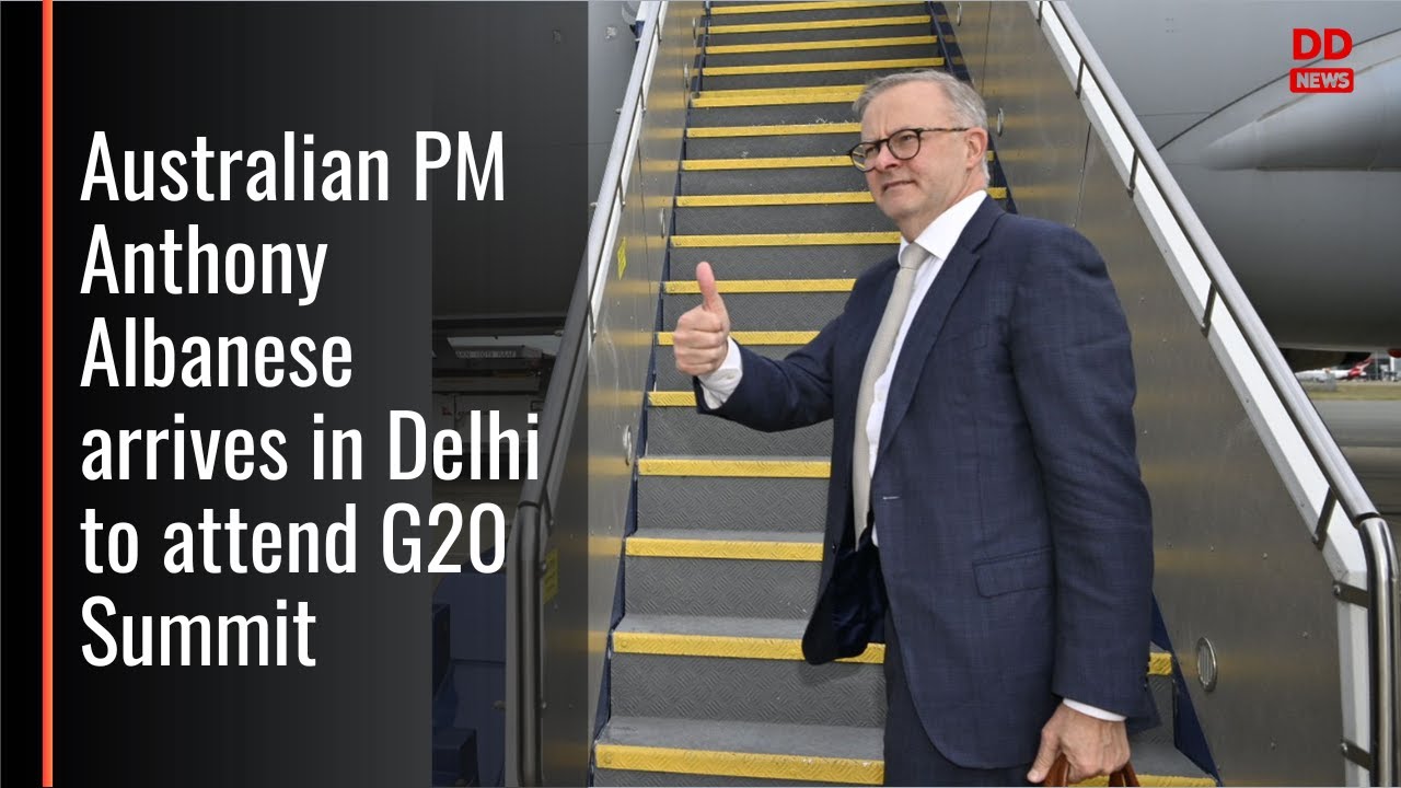 Australian PM Anthony Albanese arrives in Delhi to attend G20 Summit