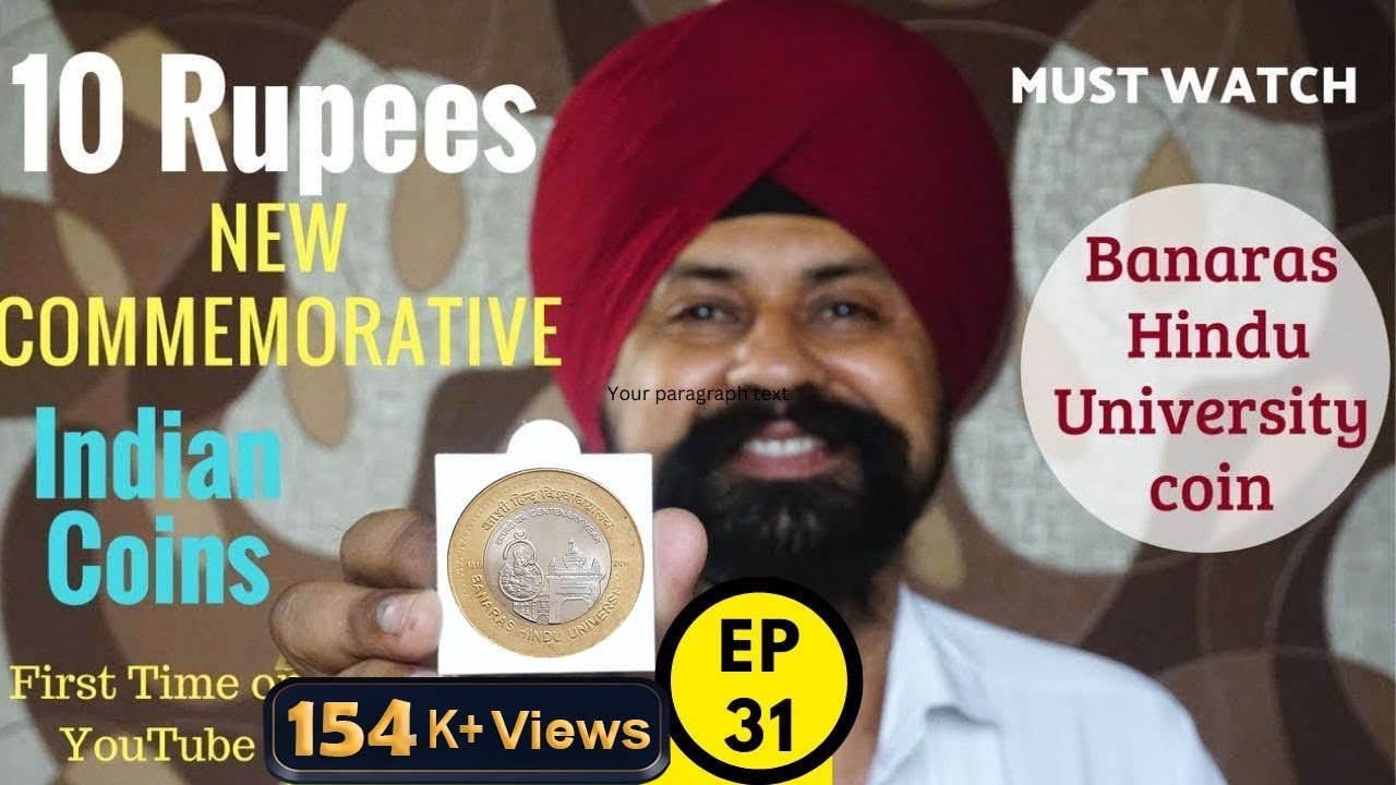 10 Rupees New Commemorative Coins 10 रुपए के नये स्मारक सिक्के #thecurrencypedia #tcpep31 #viral 😊🙏🏼