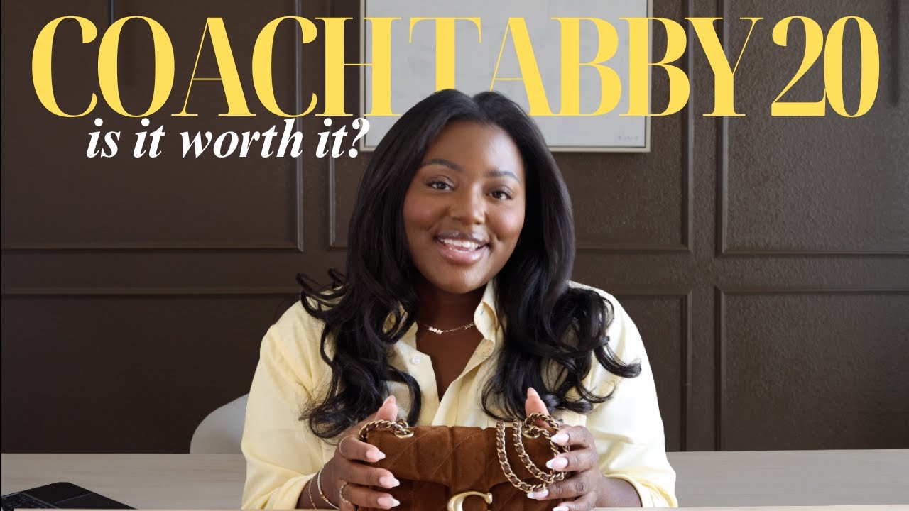 Обзор сумки Coach Tabby 20 через плечо | Коричневая замшевая мини-сумка: стоит ли она своих денег?