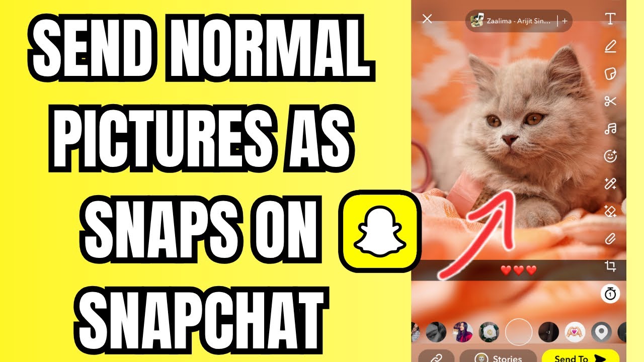 Как отправлять обычные фотографии в качестве снимков в Snapchat в 2026 году