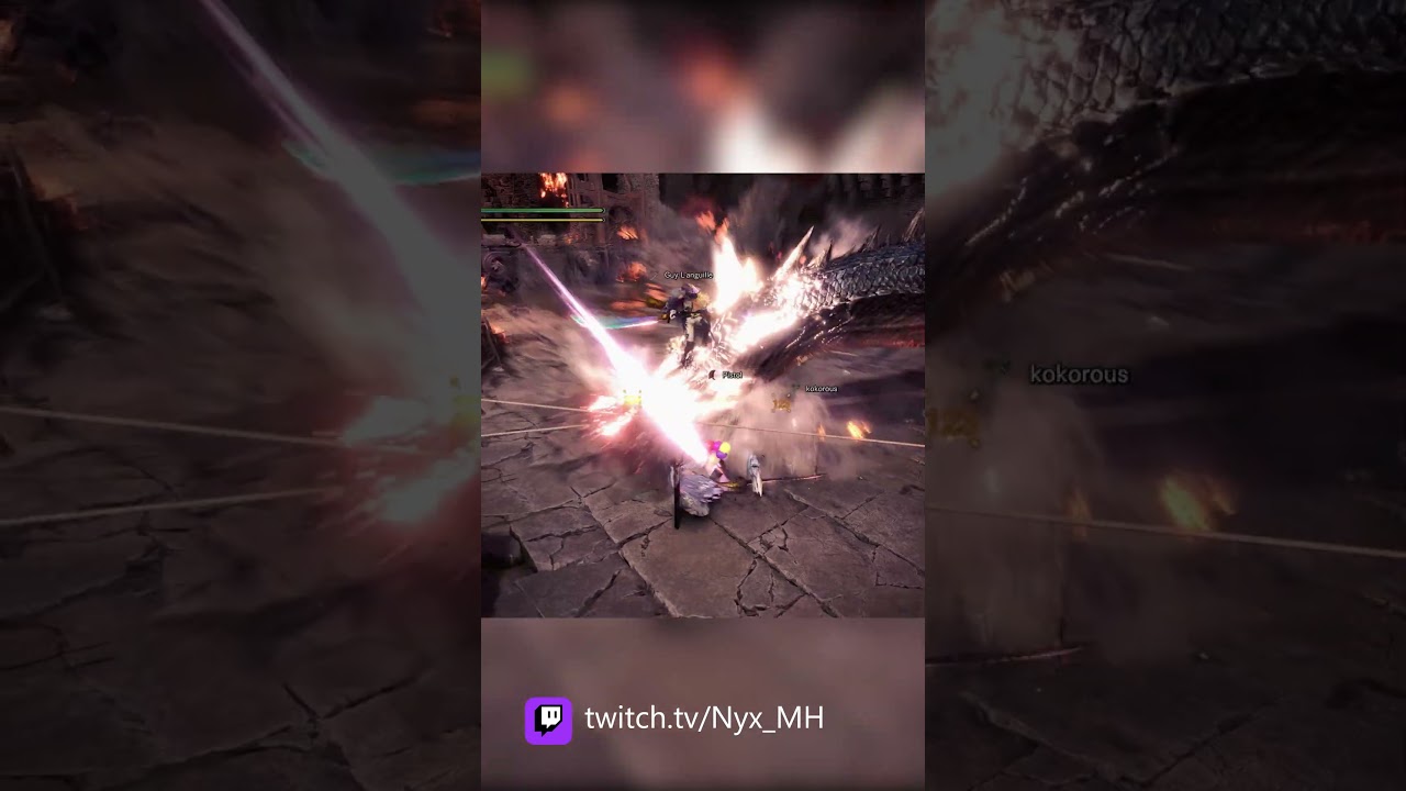 Fatalis anime moments with Longsword 🐉 #MonsterHunter