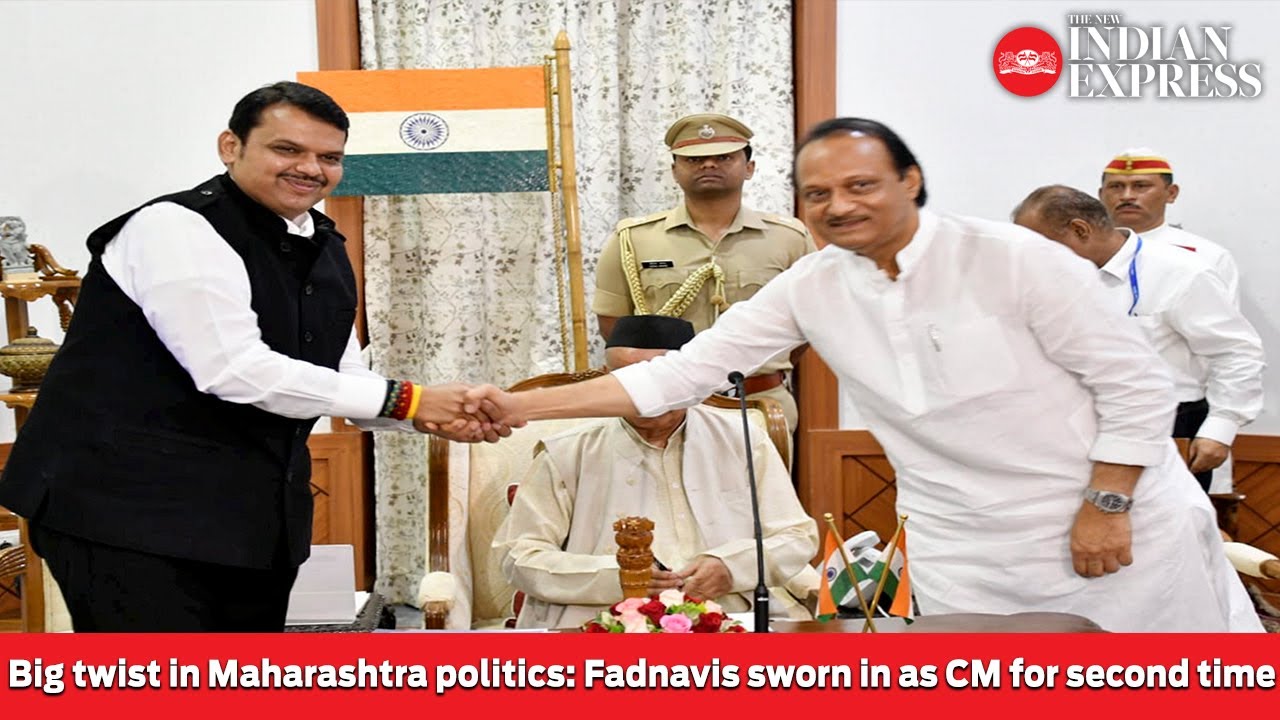 Big twist in Maharashtra politics: Fadnavis sworn in as CM for second time