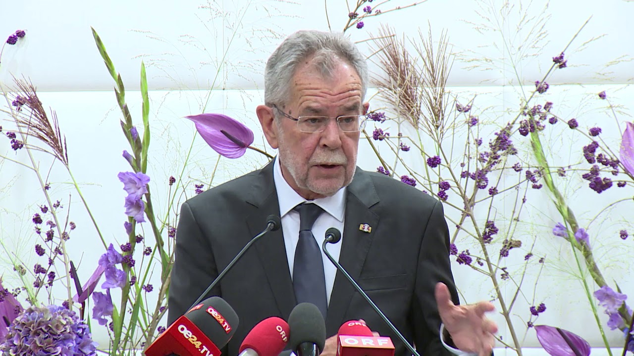 Bundespräsident Alexander Van der Bellen beim Verfassungstag 2017 am VfGH