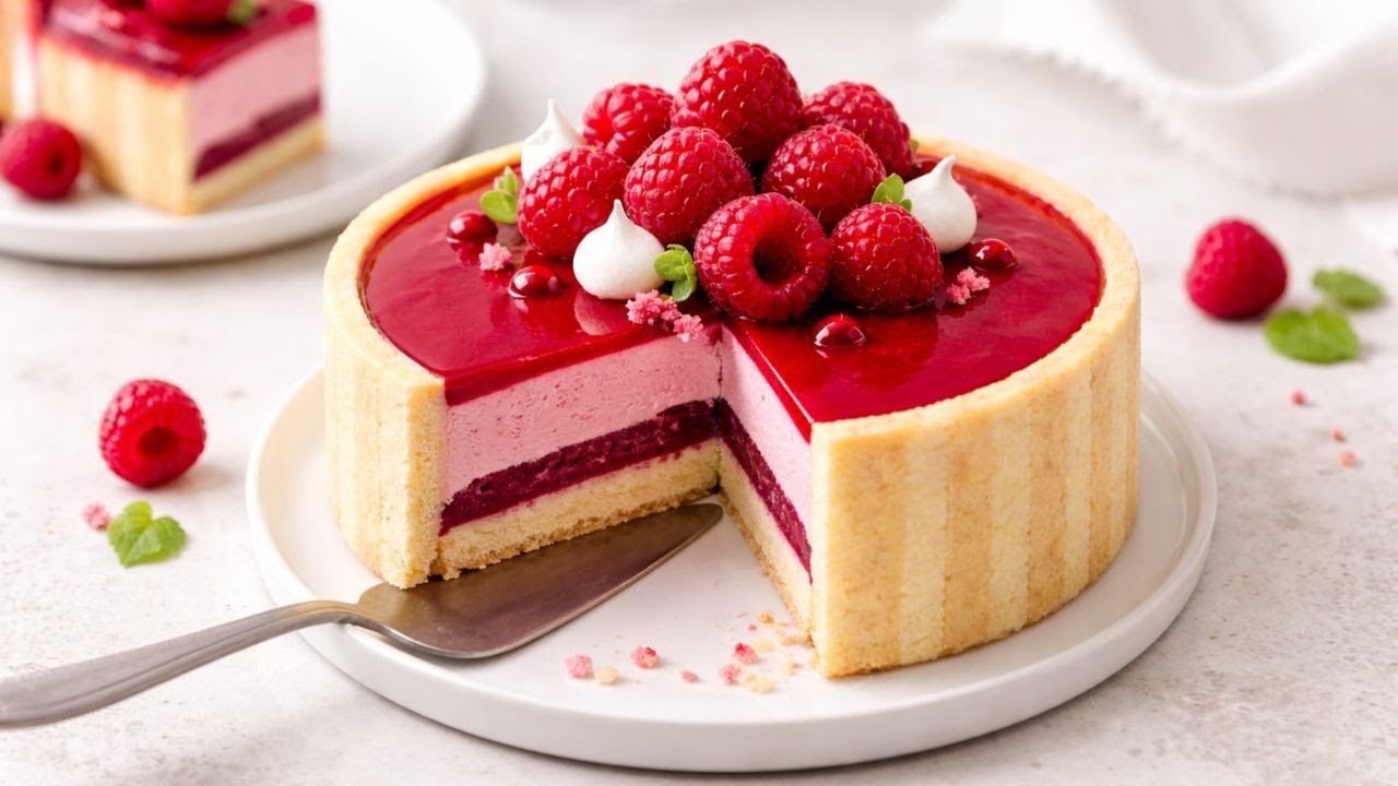 Comment faire un cœur framboise facilement à la maison !