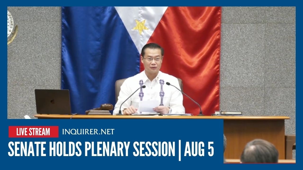 LIVE: Senate holds plenary session | Aug 5
