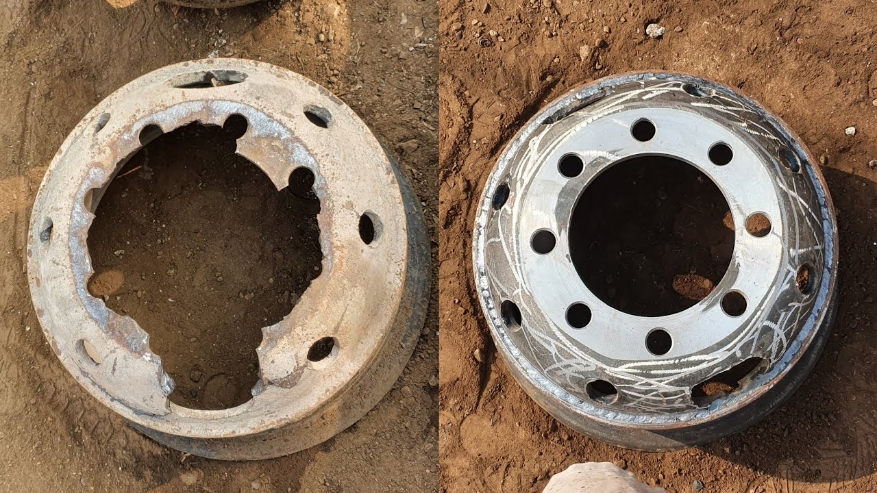 Broken rim restoration 👨‍🔧💯👨‍🏭⚙️💥🛠