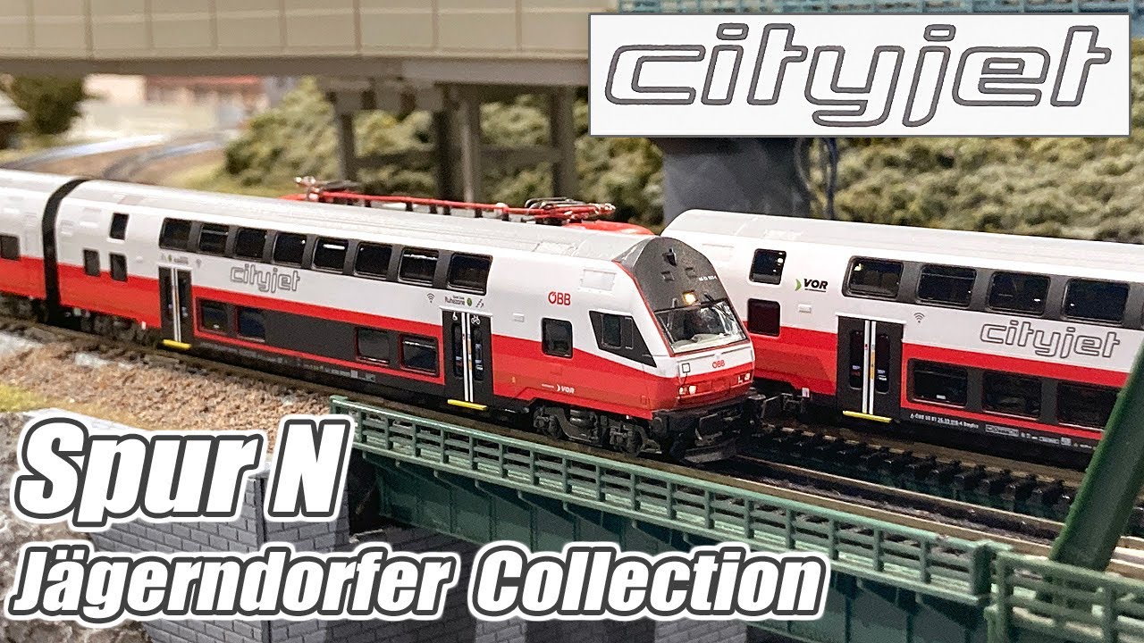 JC 60300,60200 Doppelstockwagen der ÖBB „Cityjet” Modellbahn Spur N/N scale /Nゲージ