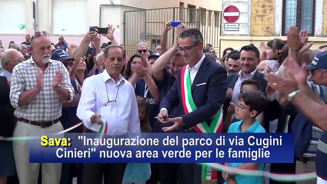 Sava: Inaugurazione del Parco di Via Cugini Cinieri
