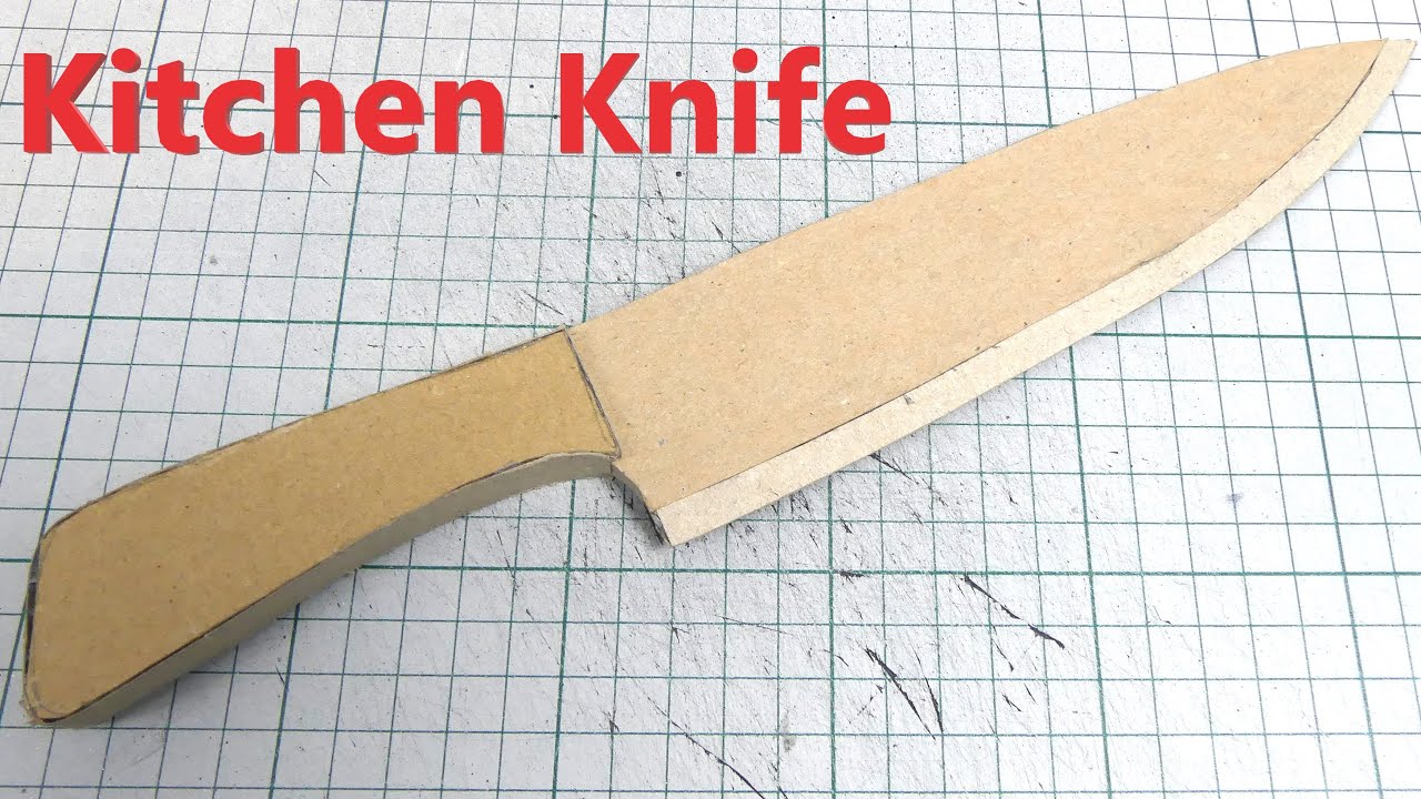 How to make a DIY Cardboard Knife