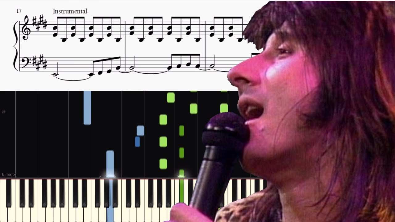 Journey - Don't Stop Believin' - Piano Tutorial (with original Vocals!) + SHEETS