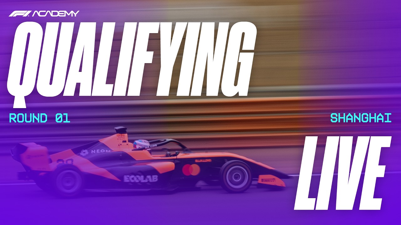 LIVE: Qualifying | Shanghai 2026 | F1 ACADEMY