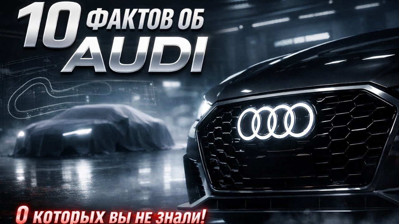 10 ФАКТОВ ОБ AUDI, КОТОРЫЕ ВЫ НЕ ЗНАЛИ! От секретных тестов до рекордов