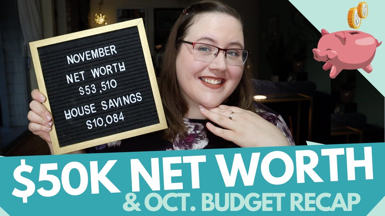 $50k NET WORTH & House Fund Update! +Budget Reports are back!