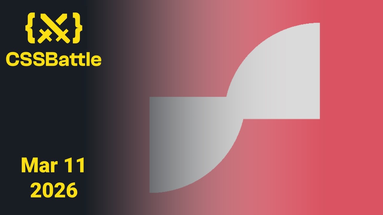 CSSBattle Daily Challenge March 11 2026
