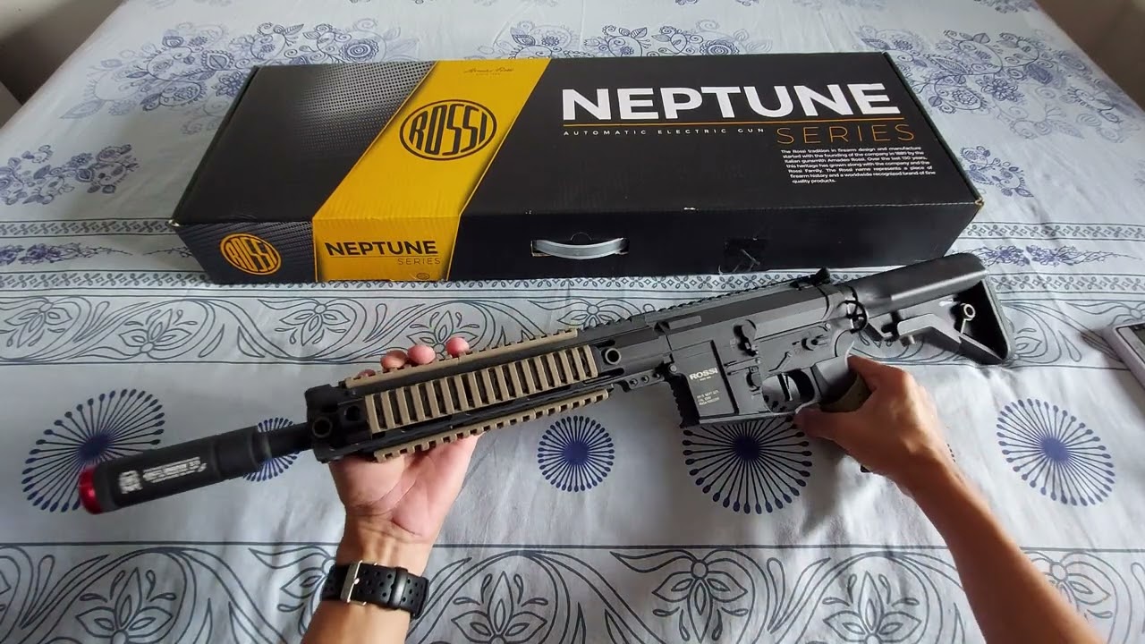 REVIEW SUPRESSOR TAPA CANO SEA PARTS AEG ROSSI NEPTUNE 10 PLUS AIRSOFT