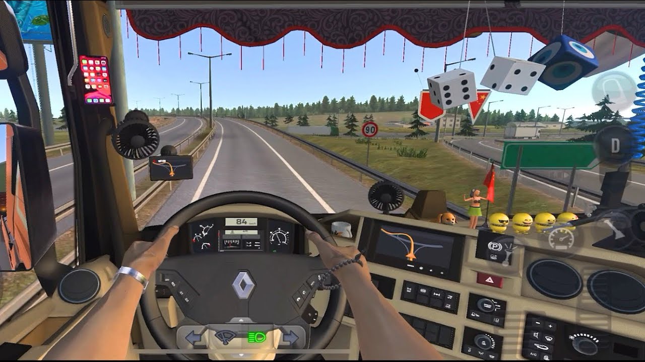 RENAULT T-RANGE 2021 6X4 With All Interior Accessories! Truck Simulator : Ultimate - Mobile Gameplay