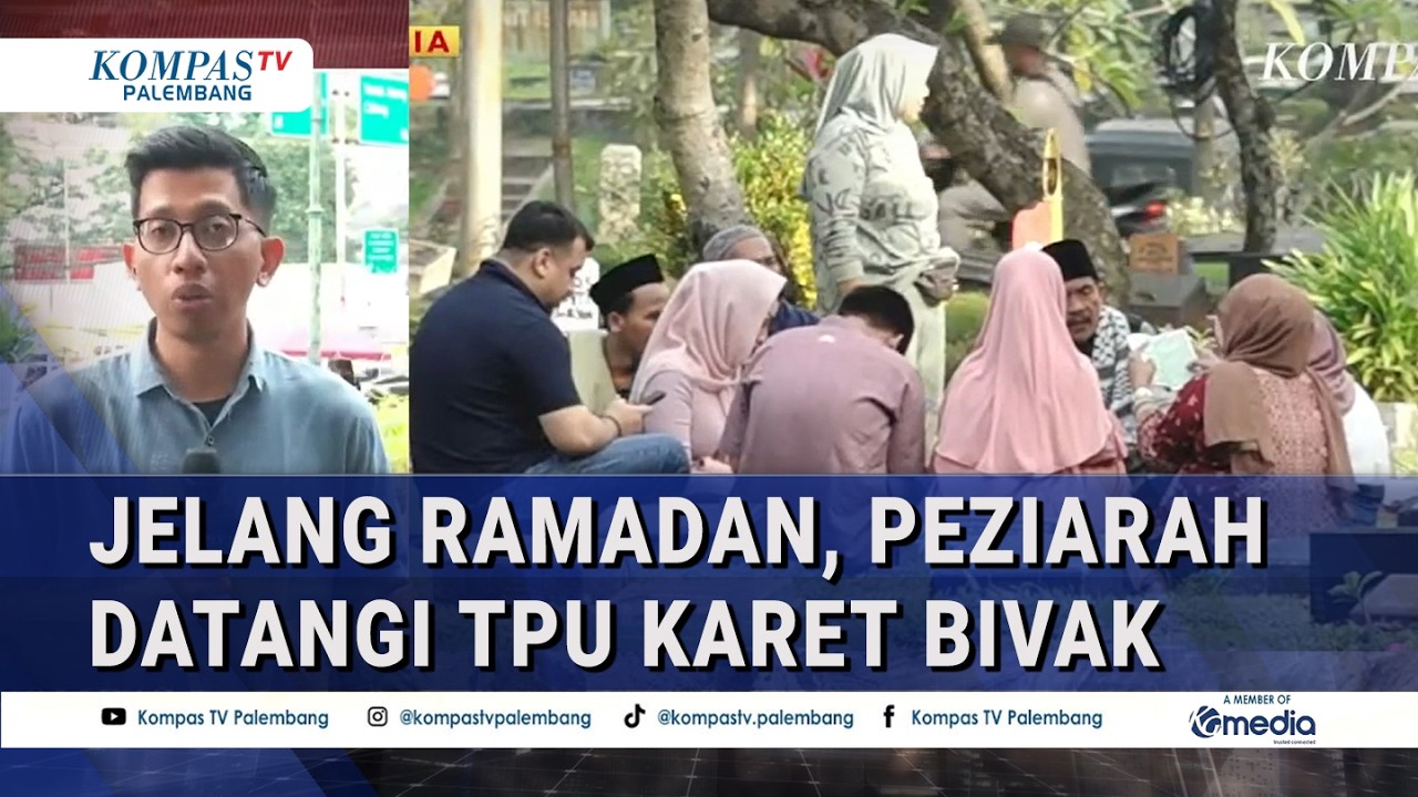 Pantauan Langsung! Peziarah Datangi TPU Karet Bivak Sejak Pagi, Lalu Lintas Sempat Padat