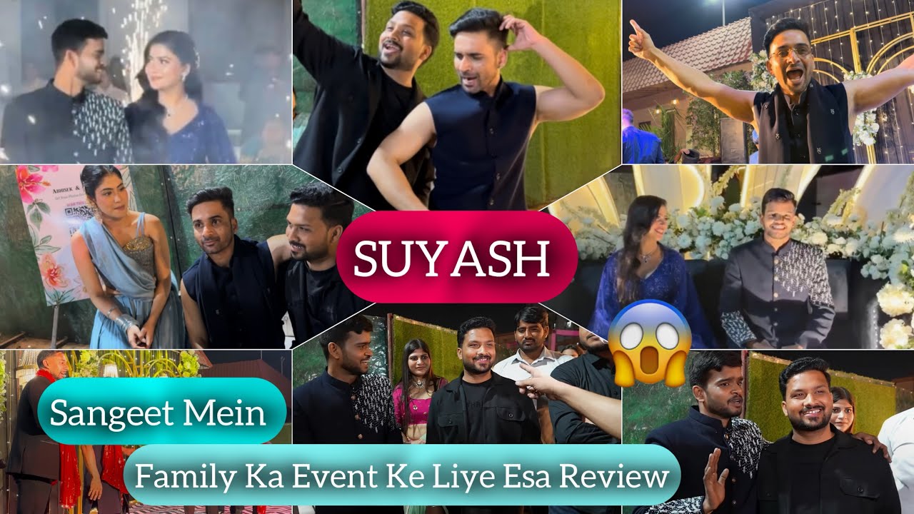 Sangeet Mein Suyash Family Ka Esa Review 😱