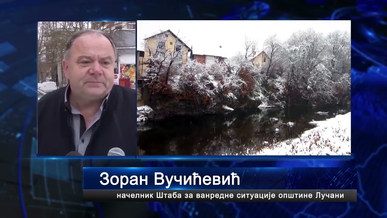 LUČANI 17.2.2026. Opada nivo reke Belice nakon blagog jutrošnjeg povećanja, kažu nadležni