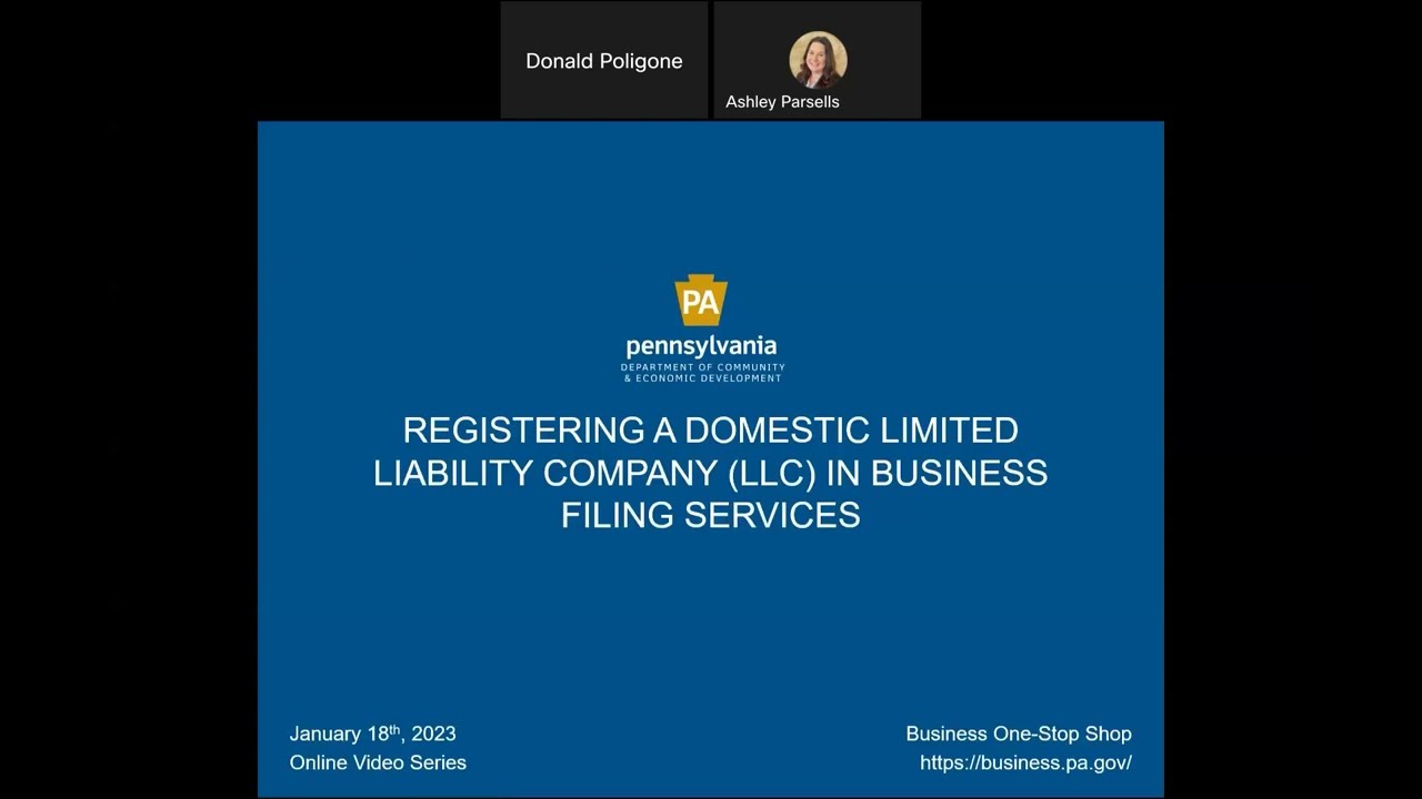 How to Register a Limited Liability Company (LLC) in Pennsylvania