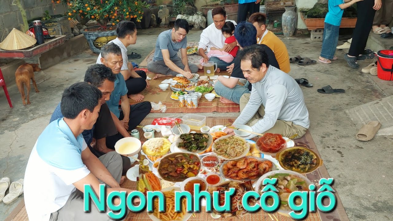 Ngày Giỗ Ông.Mâm Cỗ Giỗ Rất Ngon | Nguyễn Ngọc Biển HN