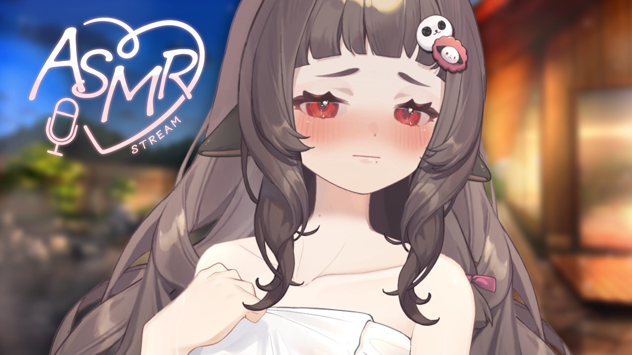 【3DIO ASMR】Sharing an Onsen Bath With a Shy Girl!  ♡ Bubbly ASMR ♡