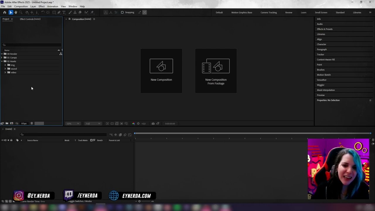 After Effects - Generar Templates para Organizarse