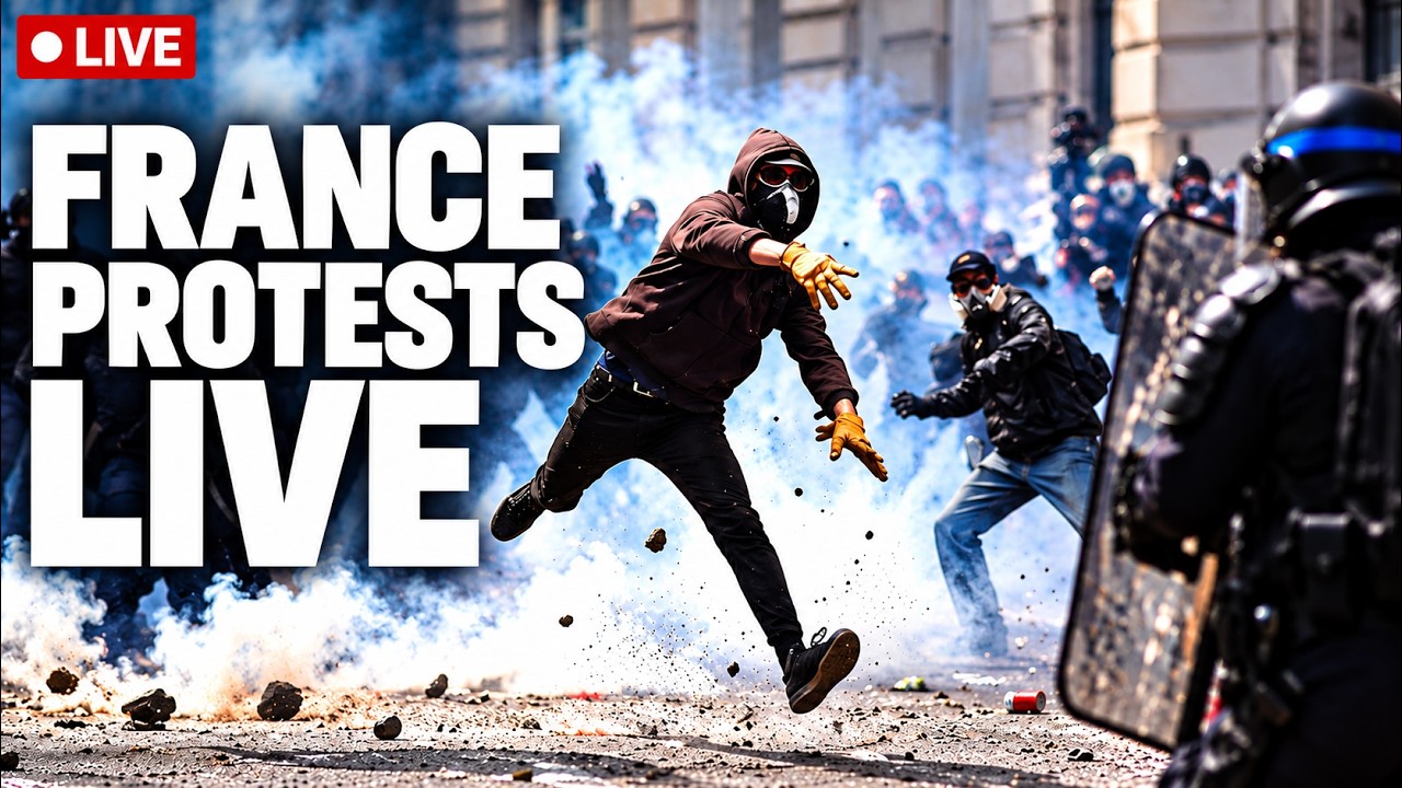 France Protest LIVE | Paris Protests Over Rising Cost Of Living | Macron Under Pressure?