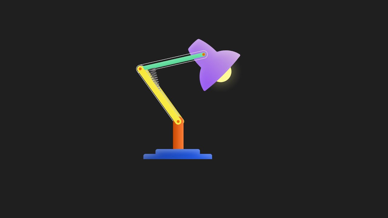 Simple lamp rig in Cavalry App